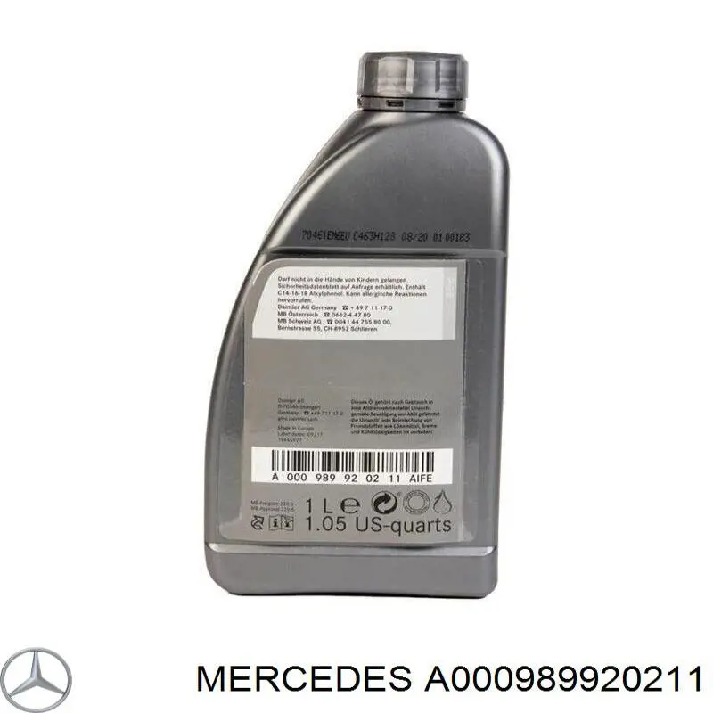 Compre A000989920211 Mercedes Óleo para motor