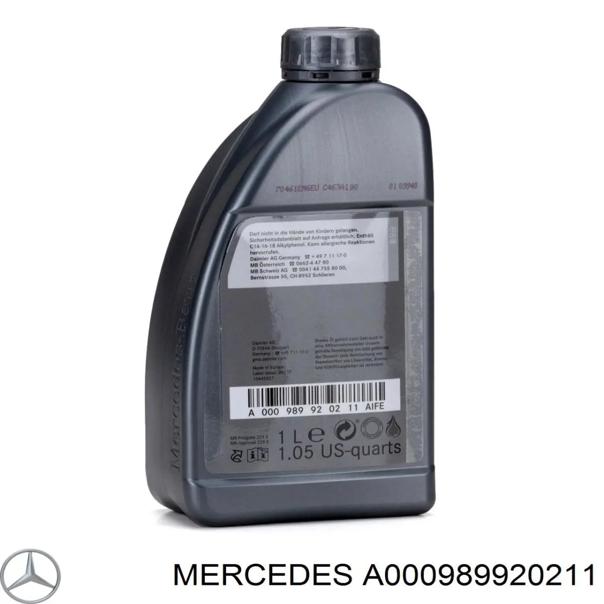 Compre A000989920211 Mercedes Óleo para motor