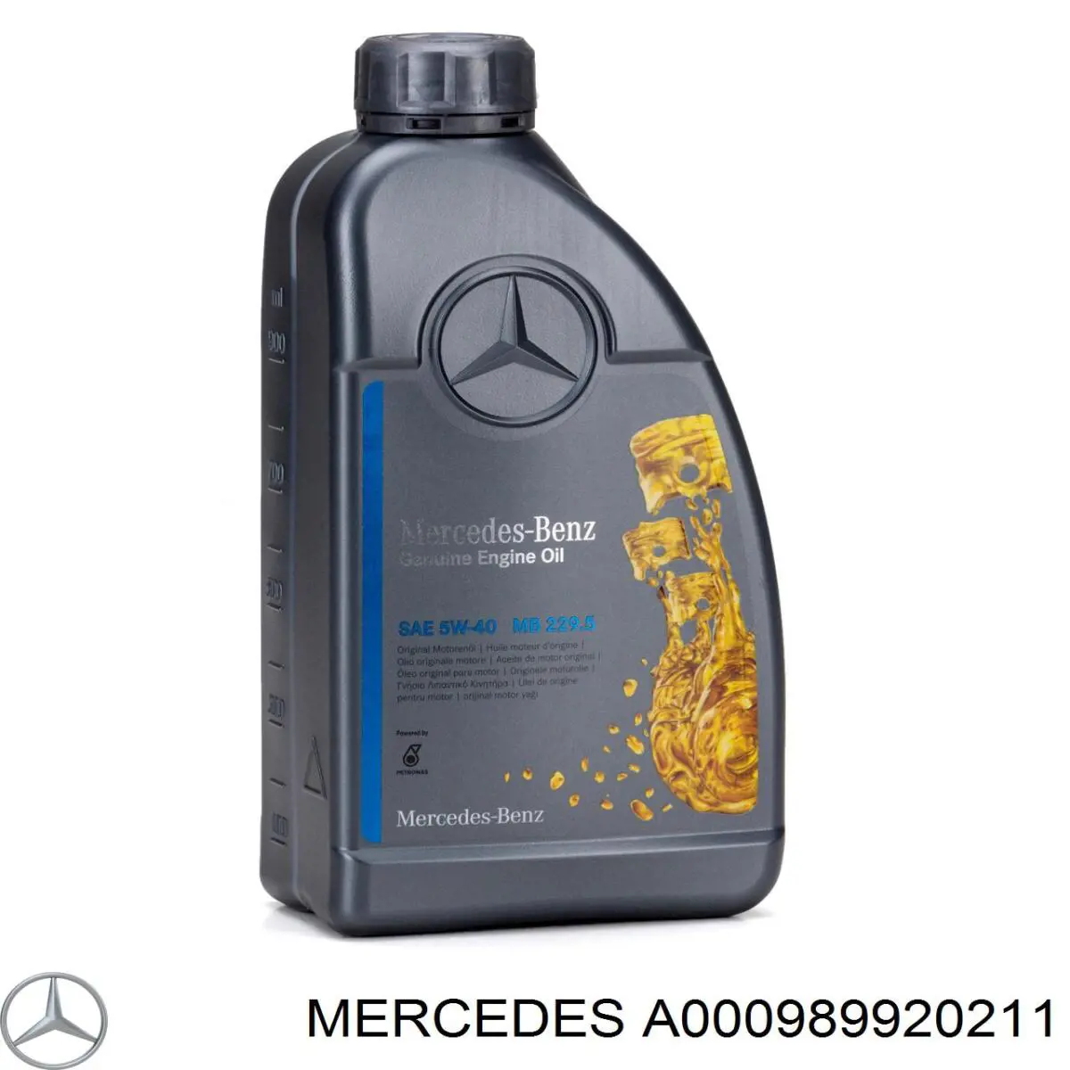 Óleo para motor A000989920211 Mercedes