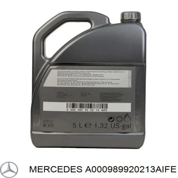 Óleo para motor Mercedes A000989920213AIFE