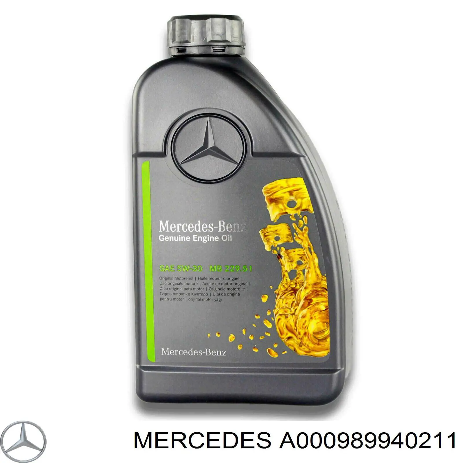 Óleo para motor Mercedes A000989940211 preço, a partir de 18,09 USD