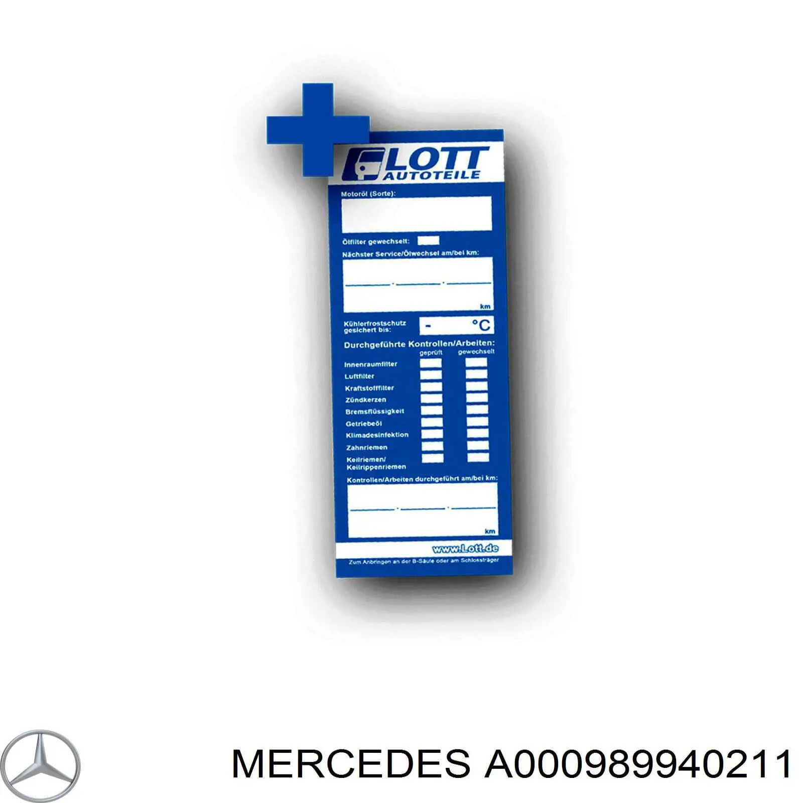 Óleo para motor Mercedes A000989940211