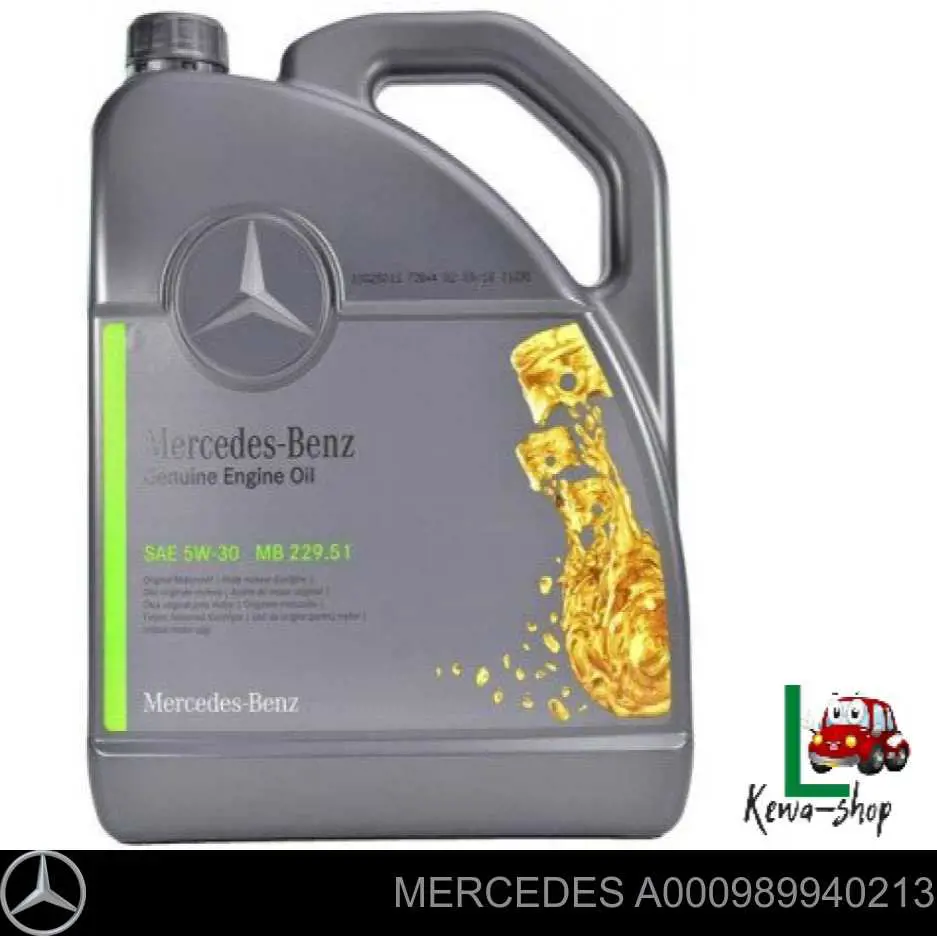 Óleo para motor Mercedes A000989940213 preço, a partir de 50,10 USD