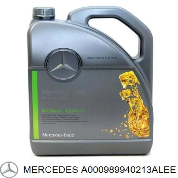 Óleo para motor Mercedes A000989940213ALEE preço, a partir de 95,23 USD