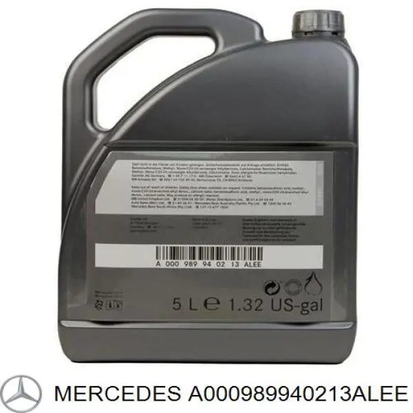 A000989940213ALEE Mercedes Óleo para motor