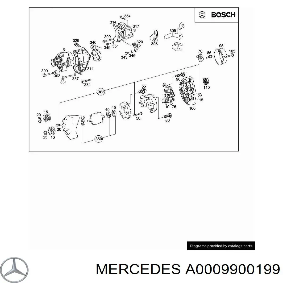  Mercedes A0009900199 preço, a partir de 4,26 USD