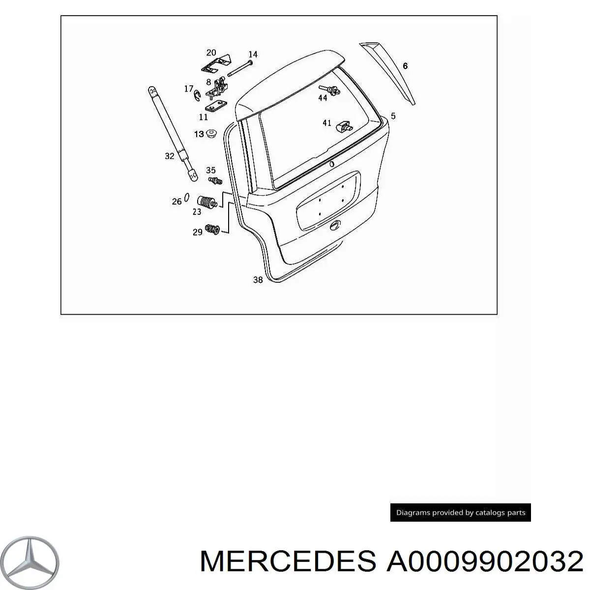 A0009902032 Mercedes 
