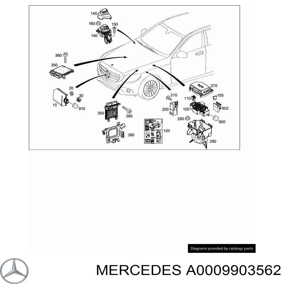 Compre A0009903562 Mercedes 