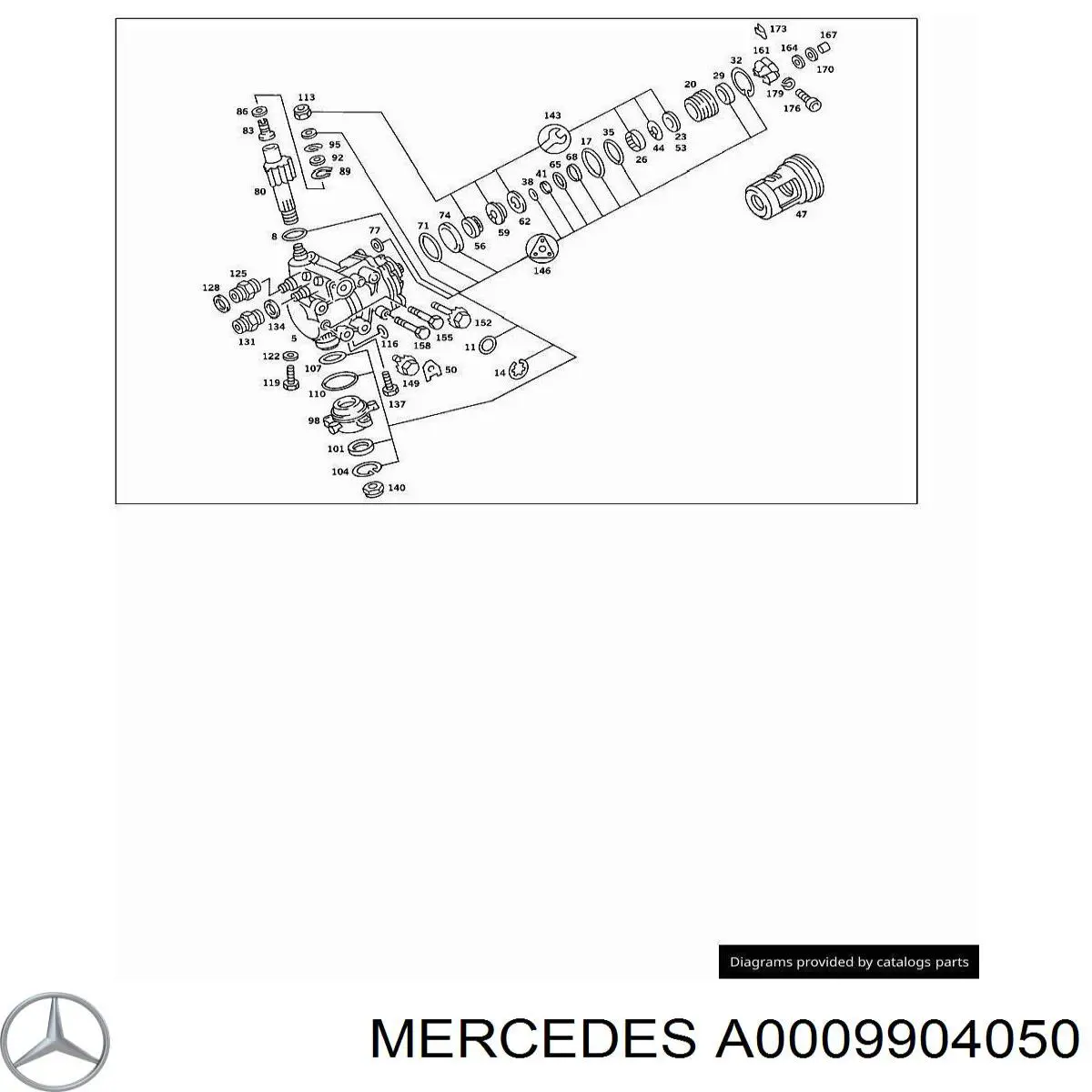  Mercedes A0009904050 preço, a partir de 3,44 USD