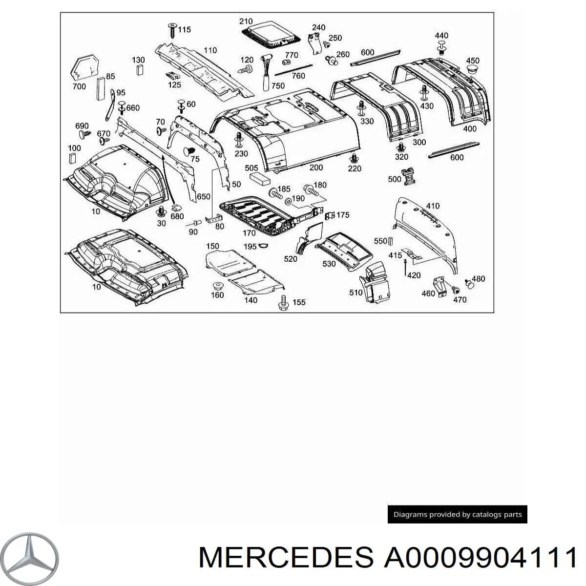  Mercedes A0009904111 preço, a partir de 1,63 USD
