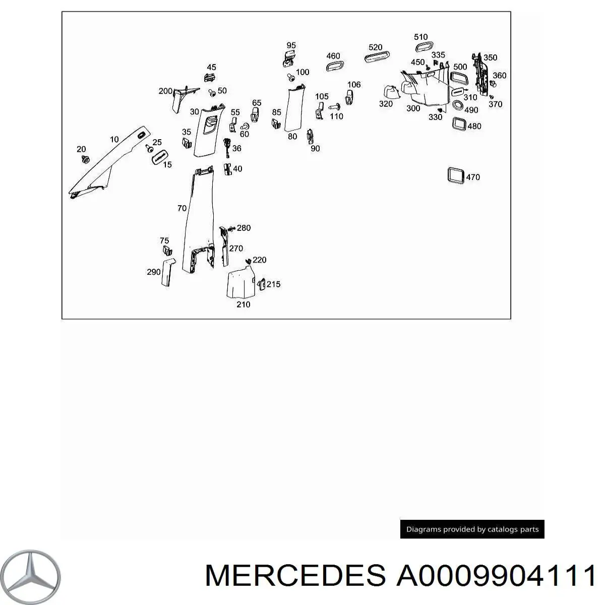 Compre A0009904111 Mercedes 