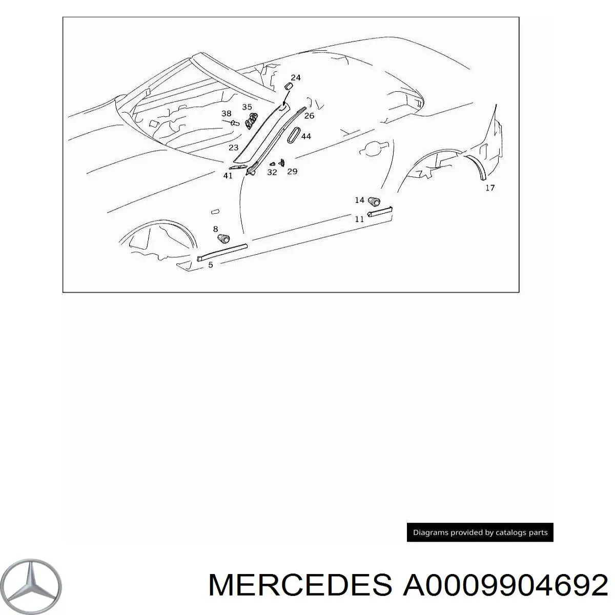 A0009904692 Mercedes 