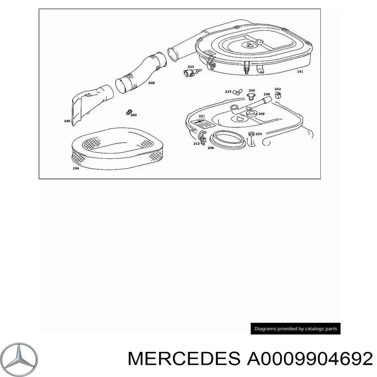  Mercedes A0009904692 preço, a partir de 1,40 USD