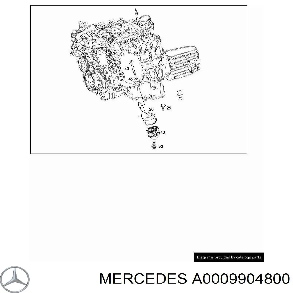 A0009904800 Mercedes 