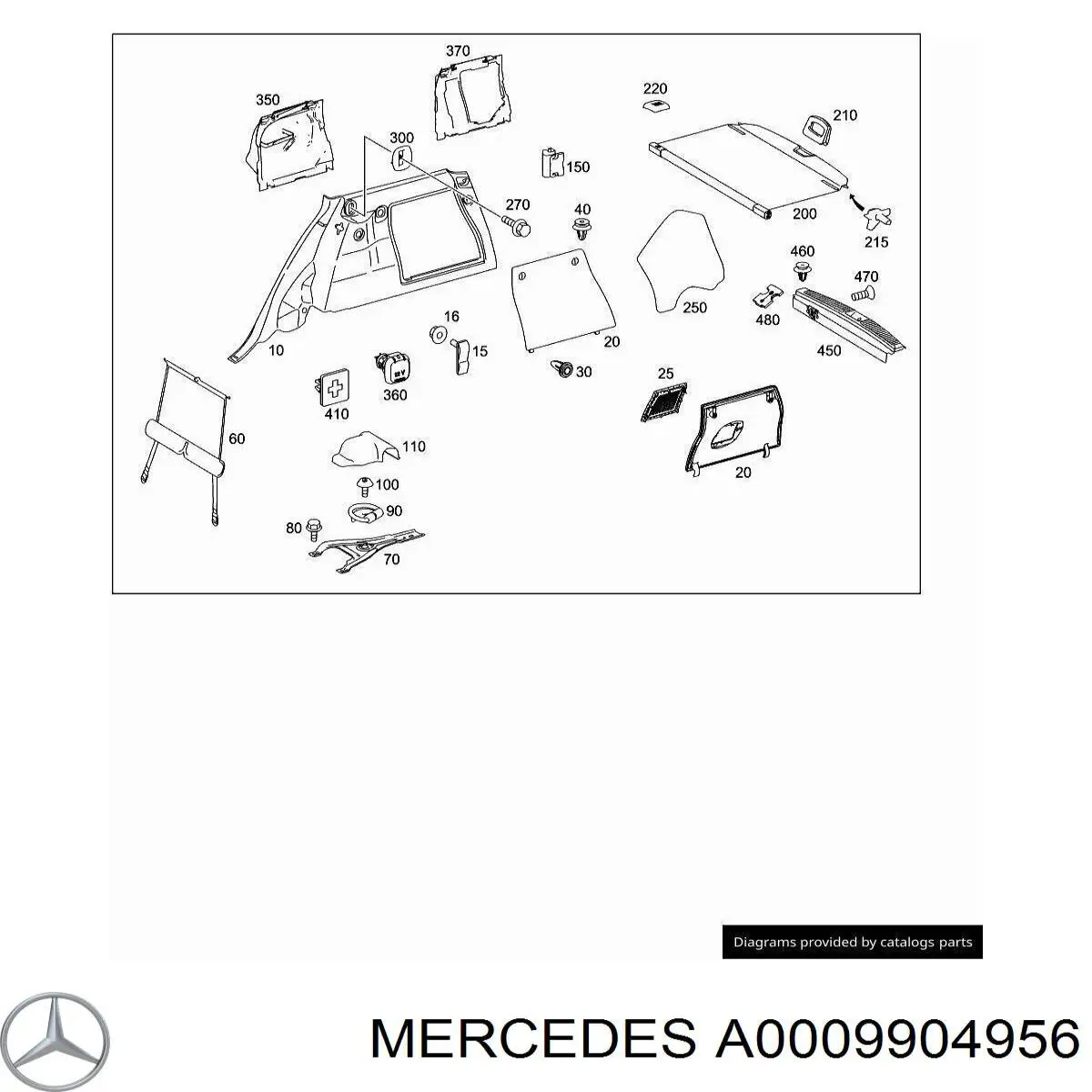 A0009904956 Mercedes 