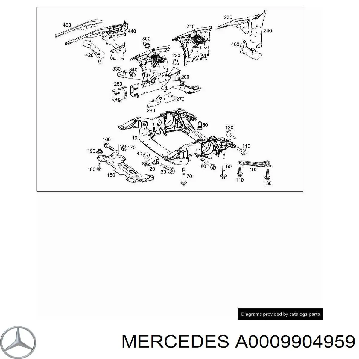 A0009904959 Mercedes 