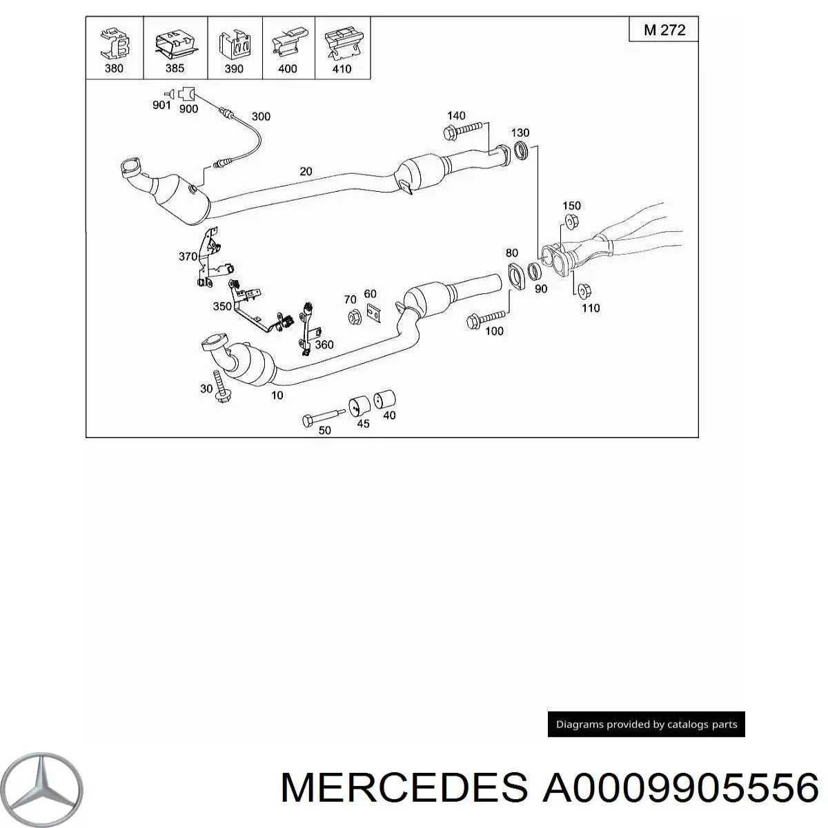  Mercedes A0009905556 preço, a partir de 5,26 USD