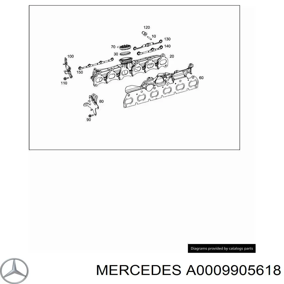 Porca de tubo coletor de escape Mercedes A0029907054 preço, a partir de 6,82 USD