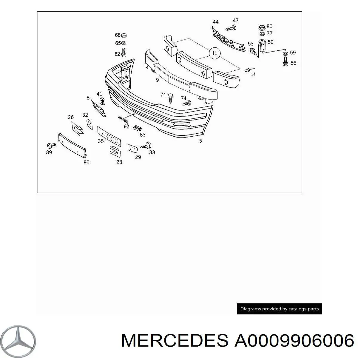A0009906006 Mercedes 
