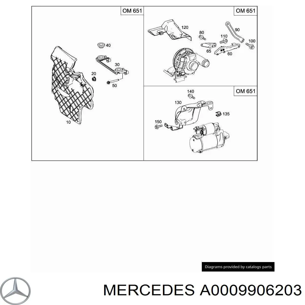 A0009906203 Mercedes 