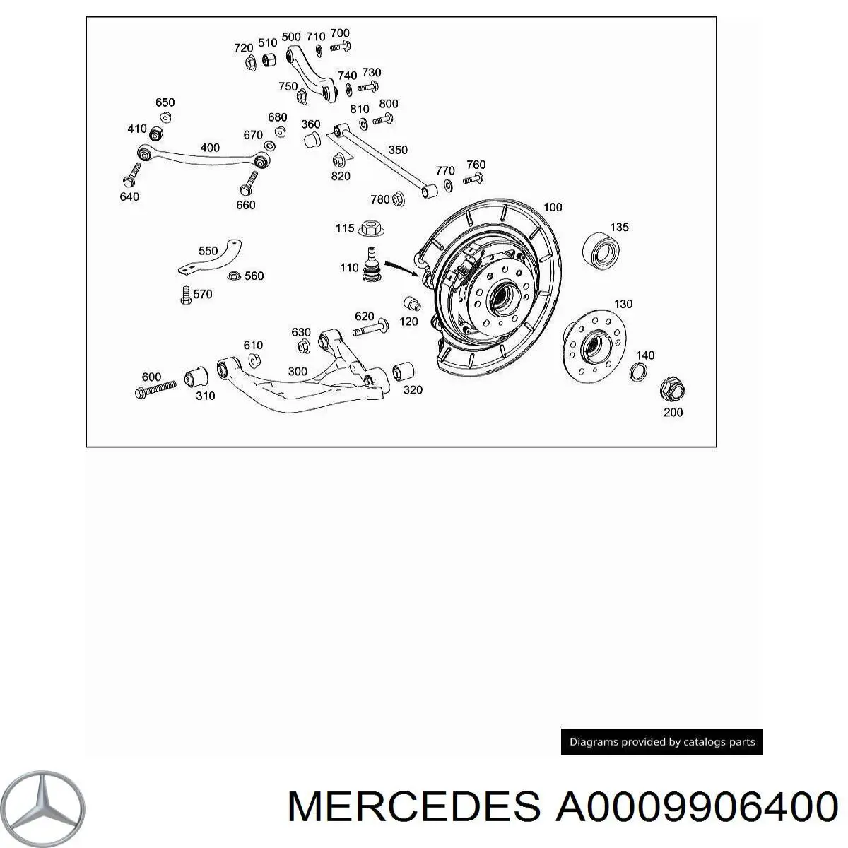 Parafuso de fixação do braço oscilante superior traseiro, interno Mercedes 9906400 preço, a partir de 16,95 USD