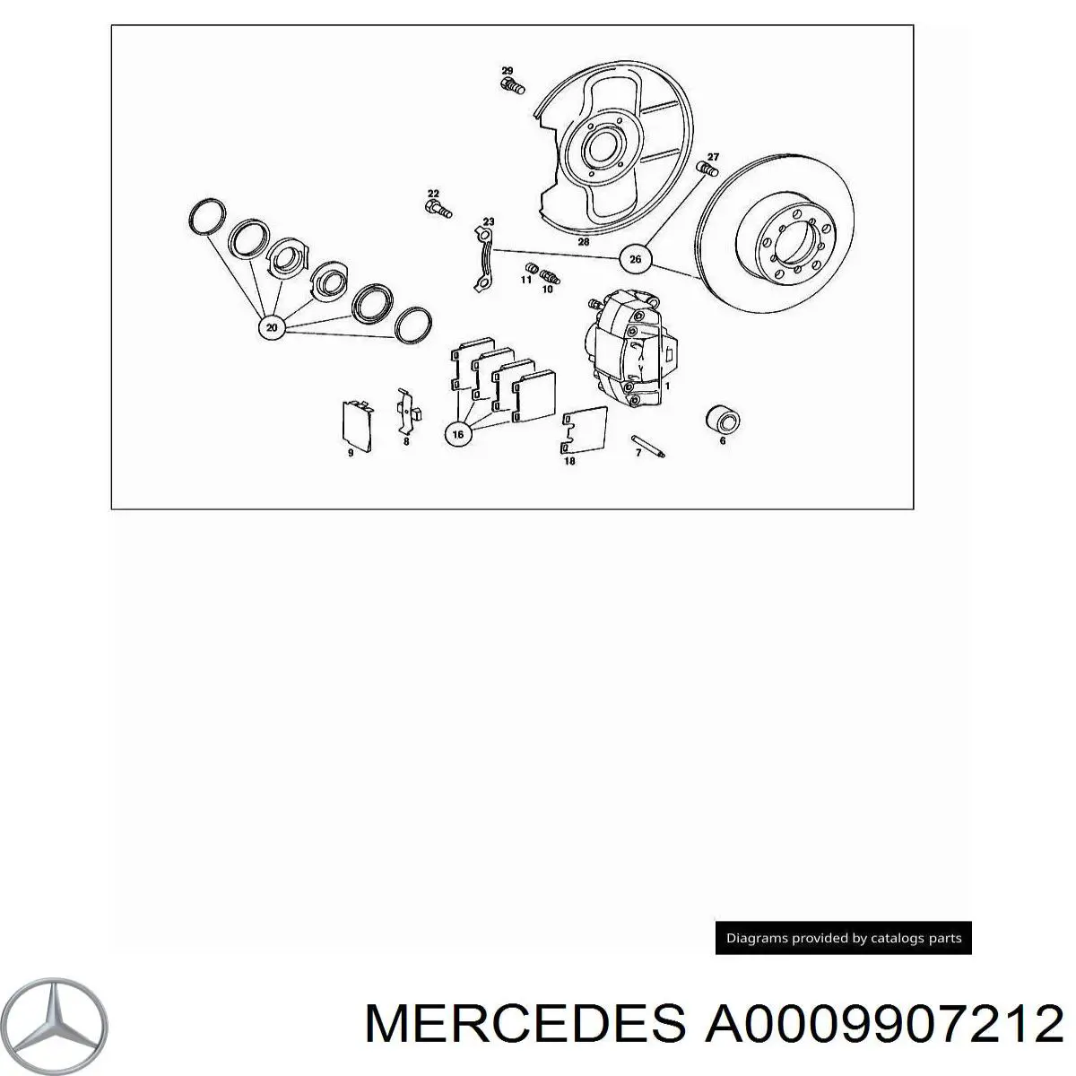 A0009907212 Mercedes 