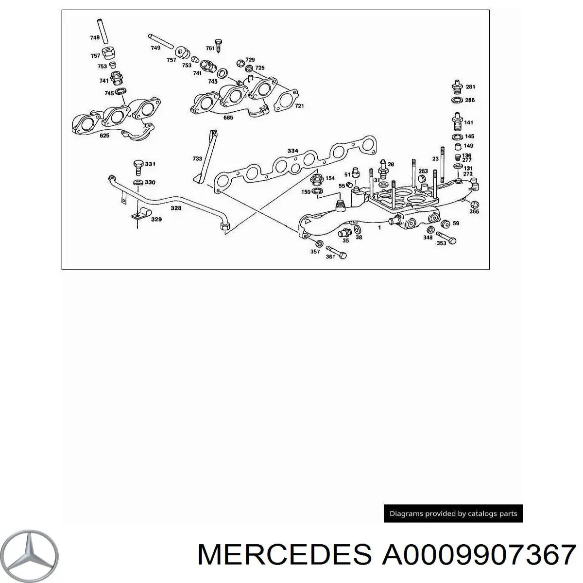 A0009907367 Mercedes 