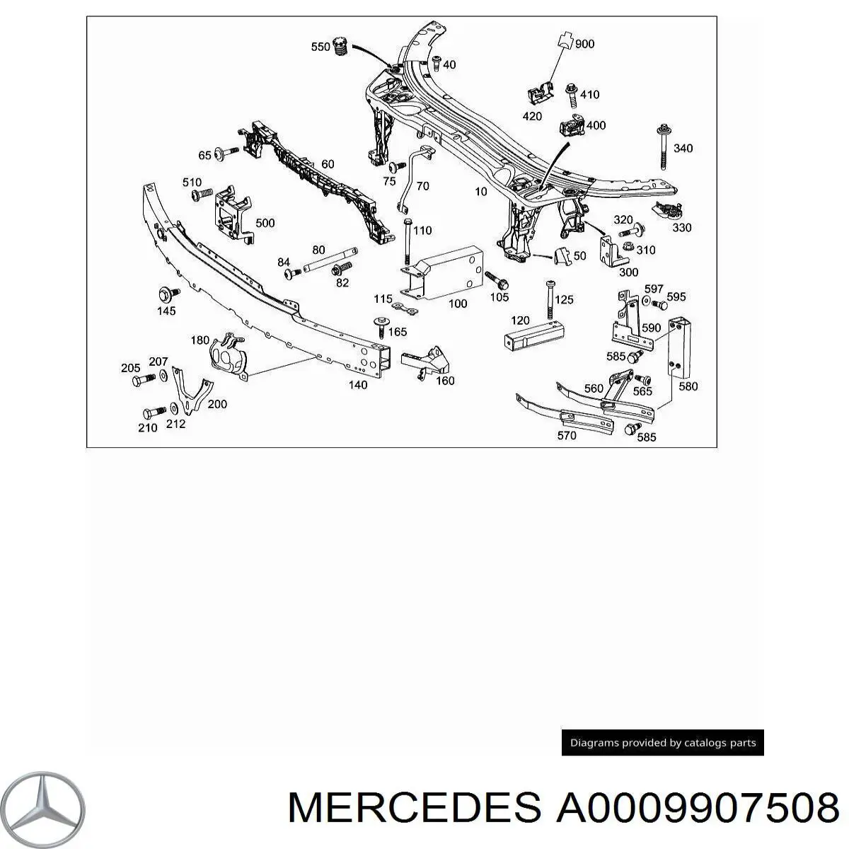 A0009907508 Mercedes 