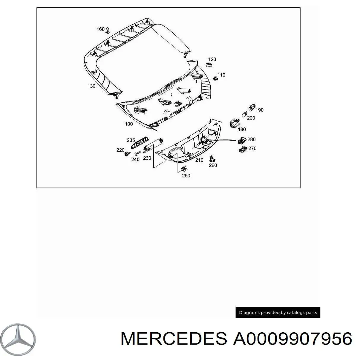 A0009907956 Mercedes 