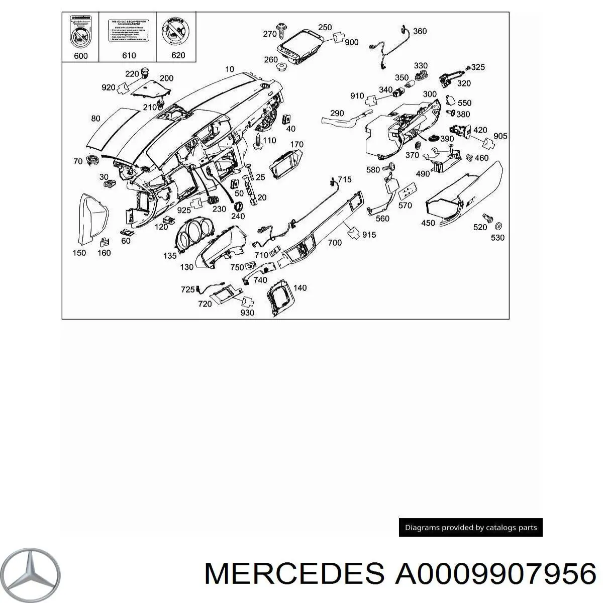 Mercedes A0009907956 preço, a partir de 1,81 USD