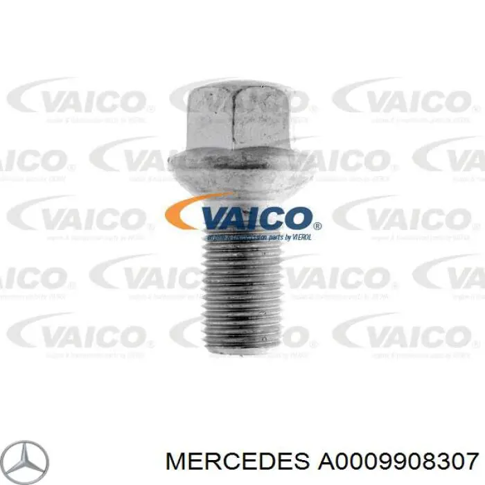 A0009908307 Mercedes Parafuso de roda