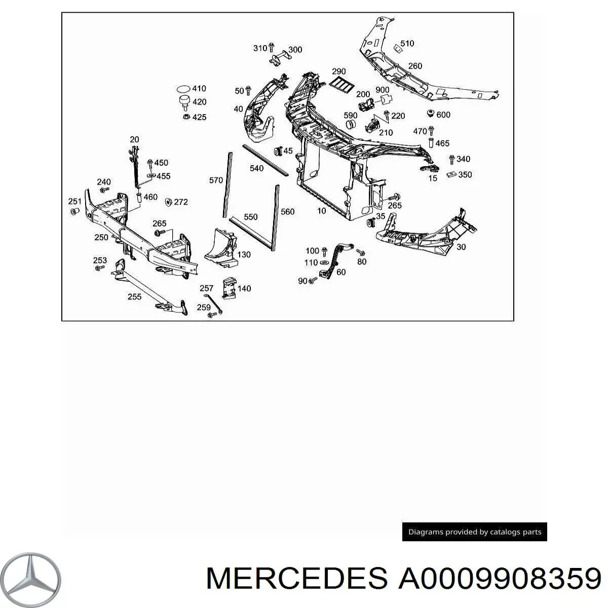 A0009908359 Mercedes 