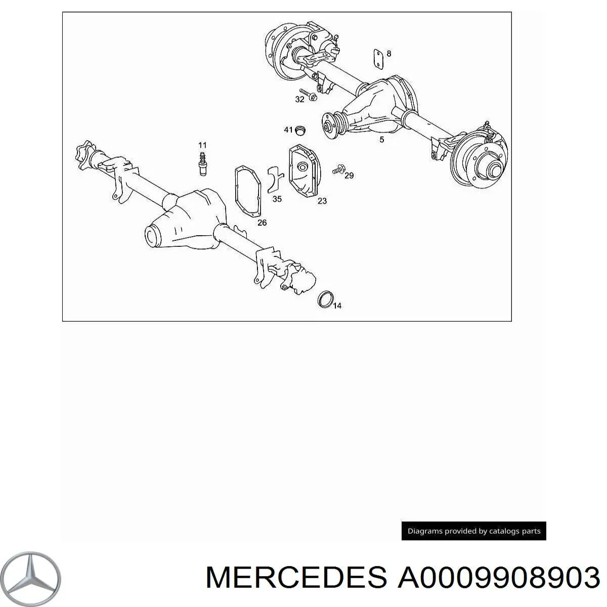 A0009908903 Mercedes 