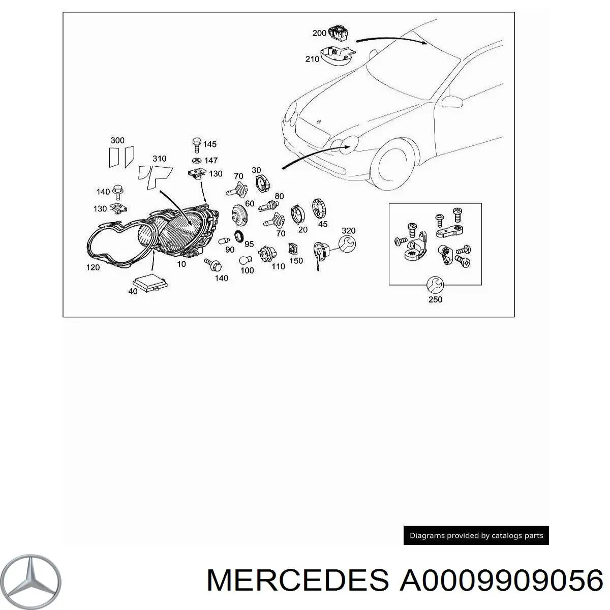 A0009909056 Mercedes 