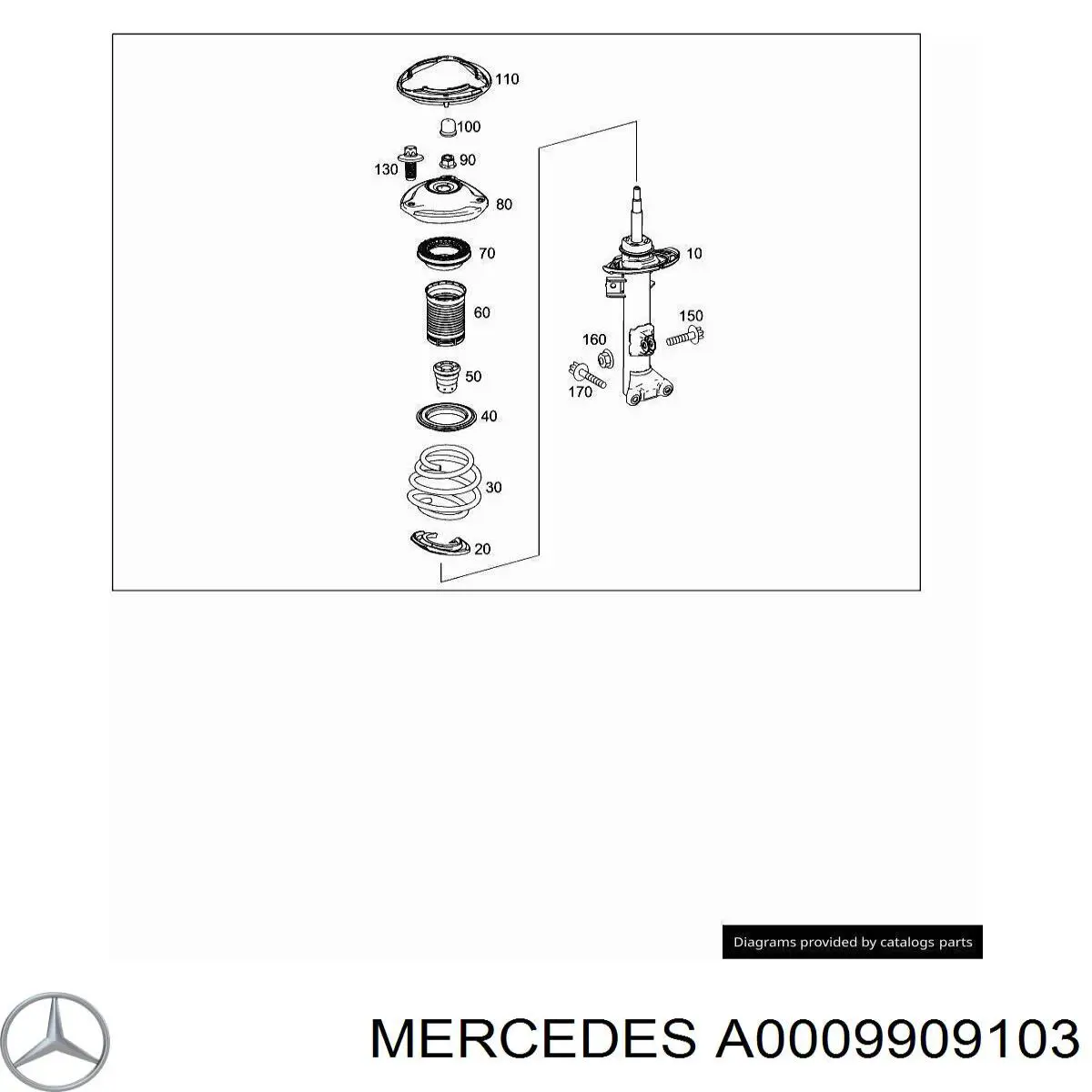 A0009909103 Mercedes 