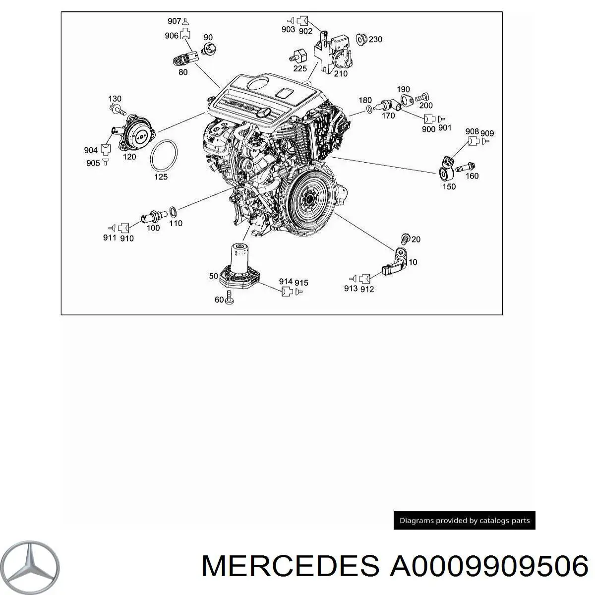 A0009909506 Mercedes 