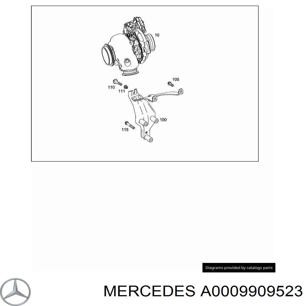 A0009909523 Mercedes 