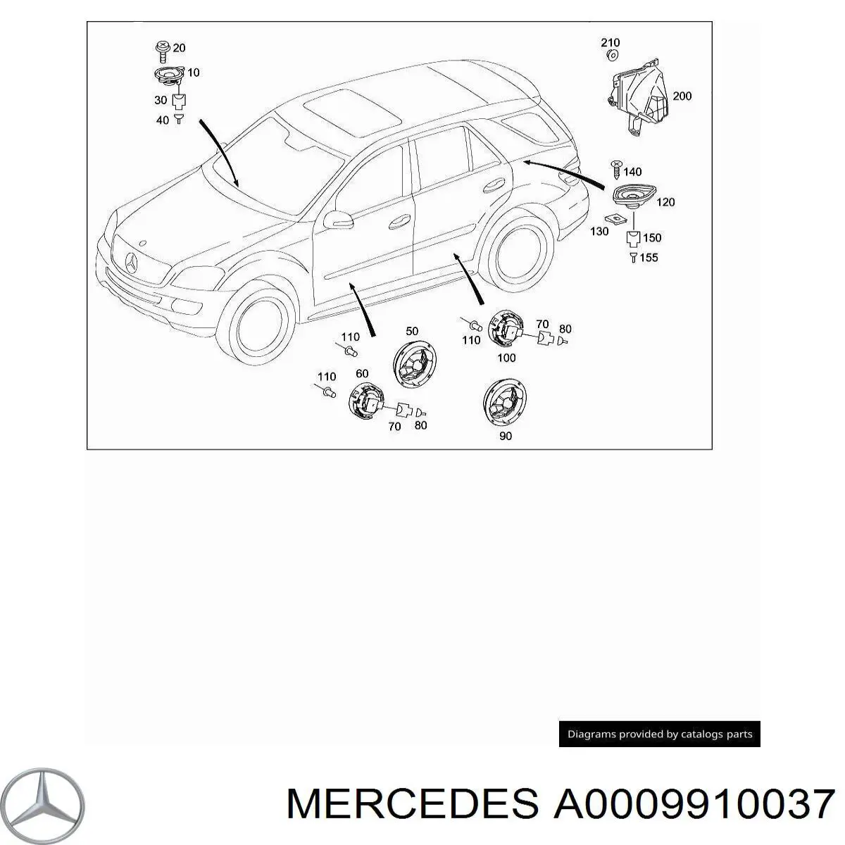  Mercedes A0009910037 preço, a partir de 4,04 USD