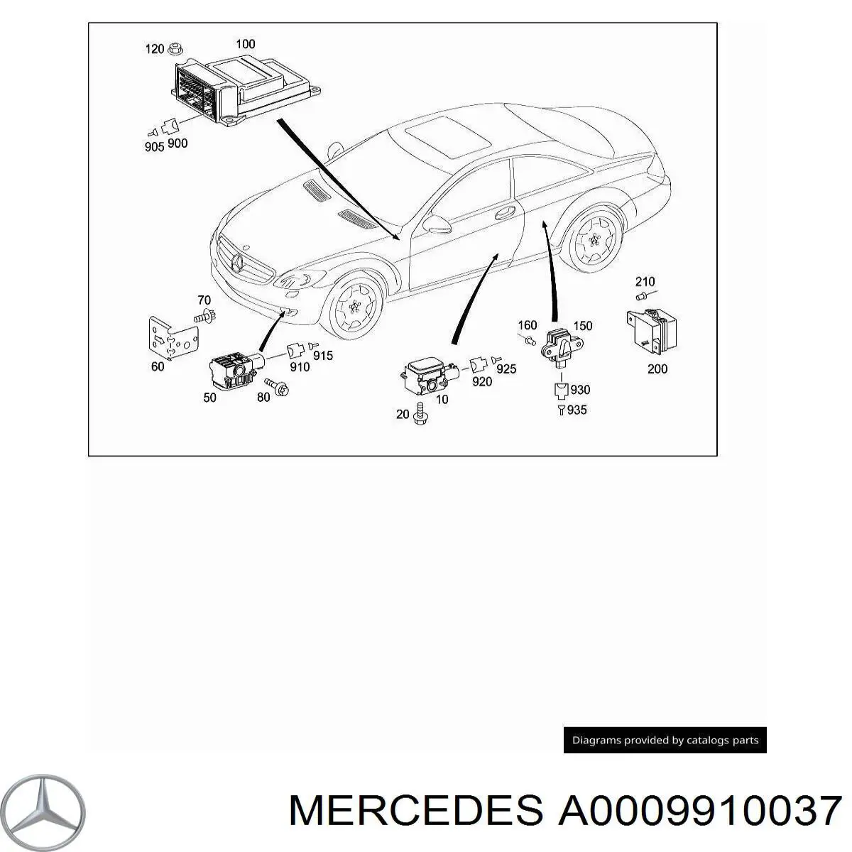 Compre A0009910037 Mercedes 