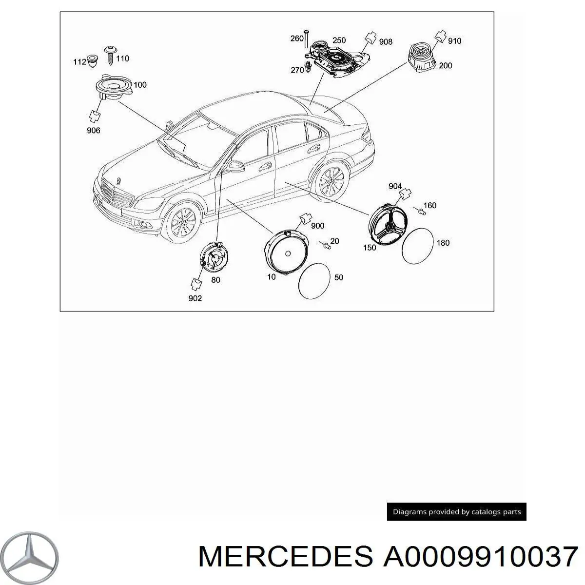 A0009910037 Mercedes 