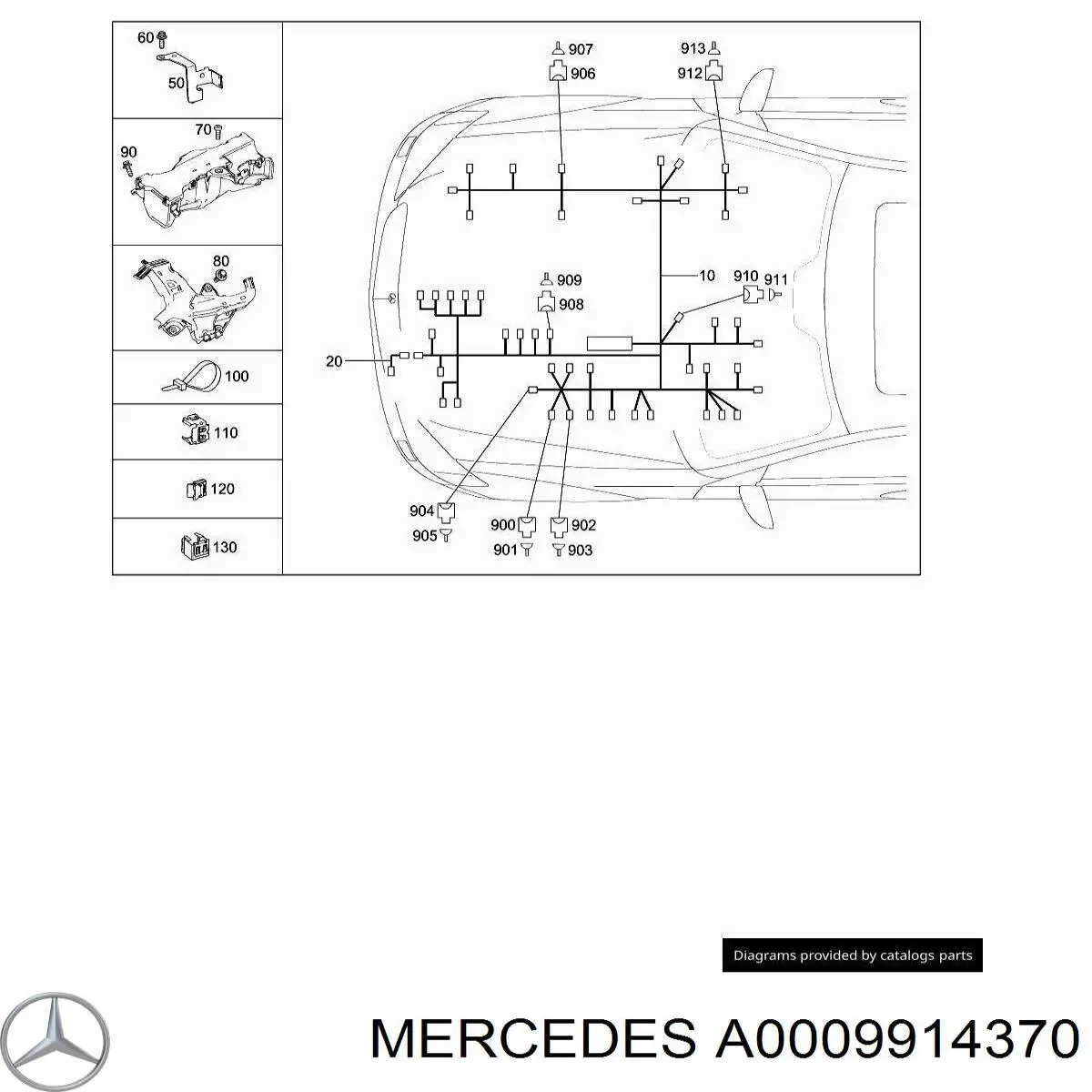 A0009914370 Mercedes 