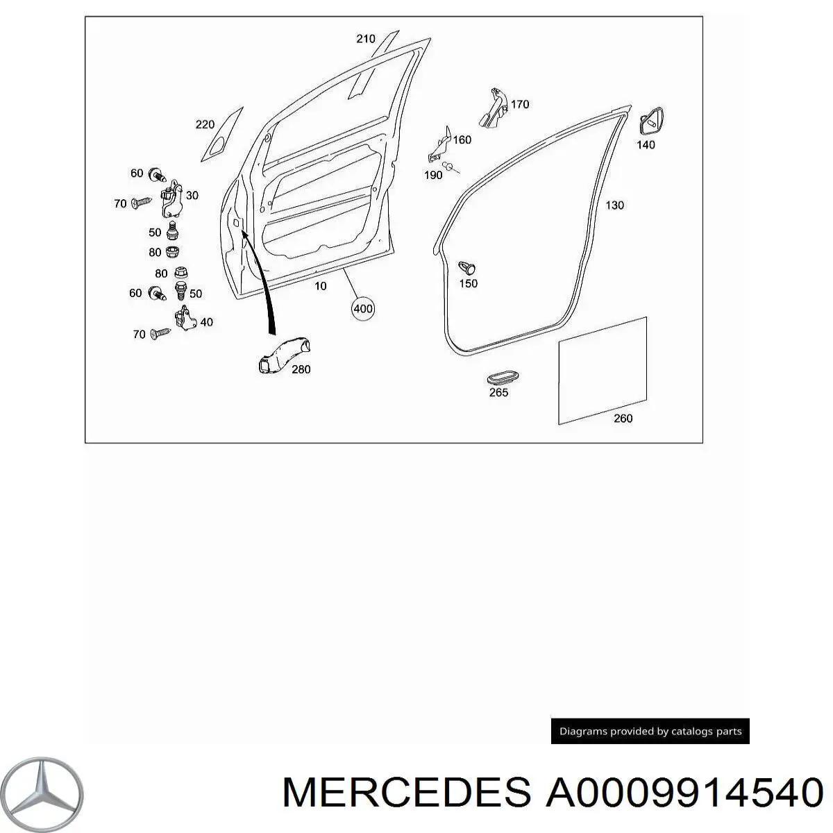 A0009914540 Mercedes 