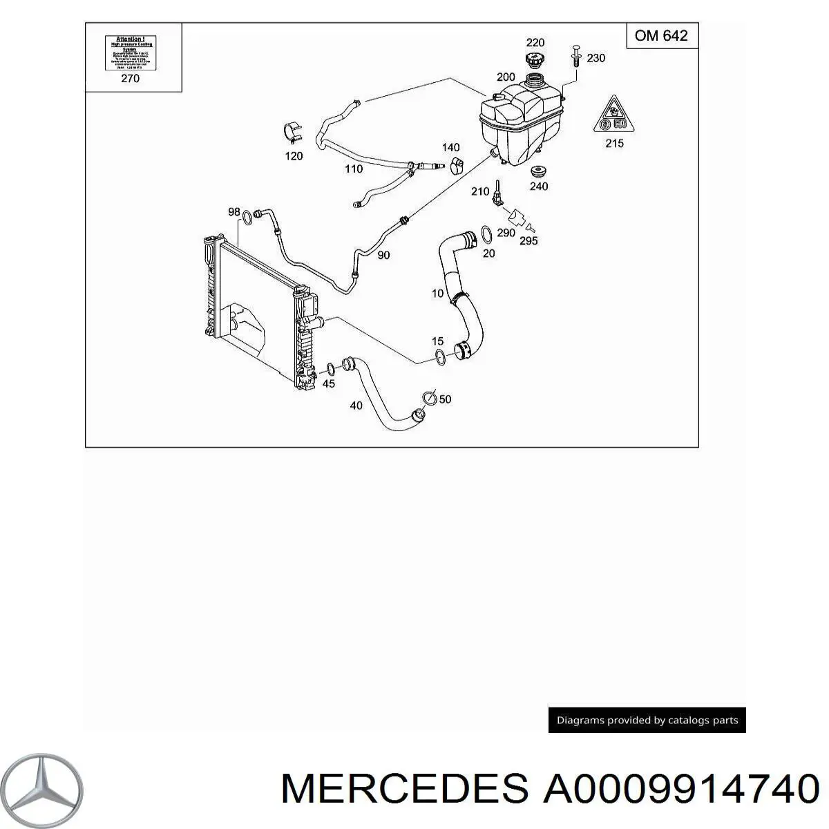 A0009914740 Mercedes 
