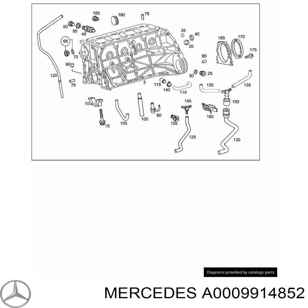  Mercedes A0009914852 preço, a partir de 1,56 USD