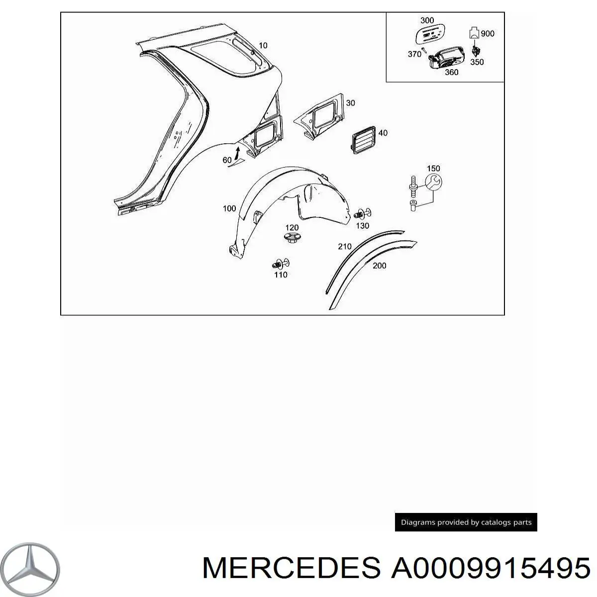 Compre A0009915495 Mercedes 