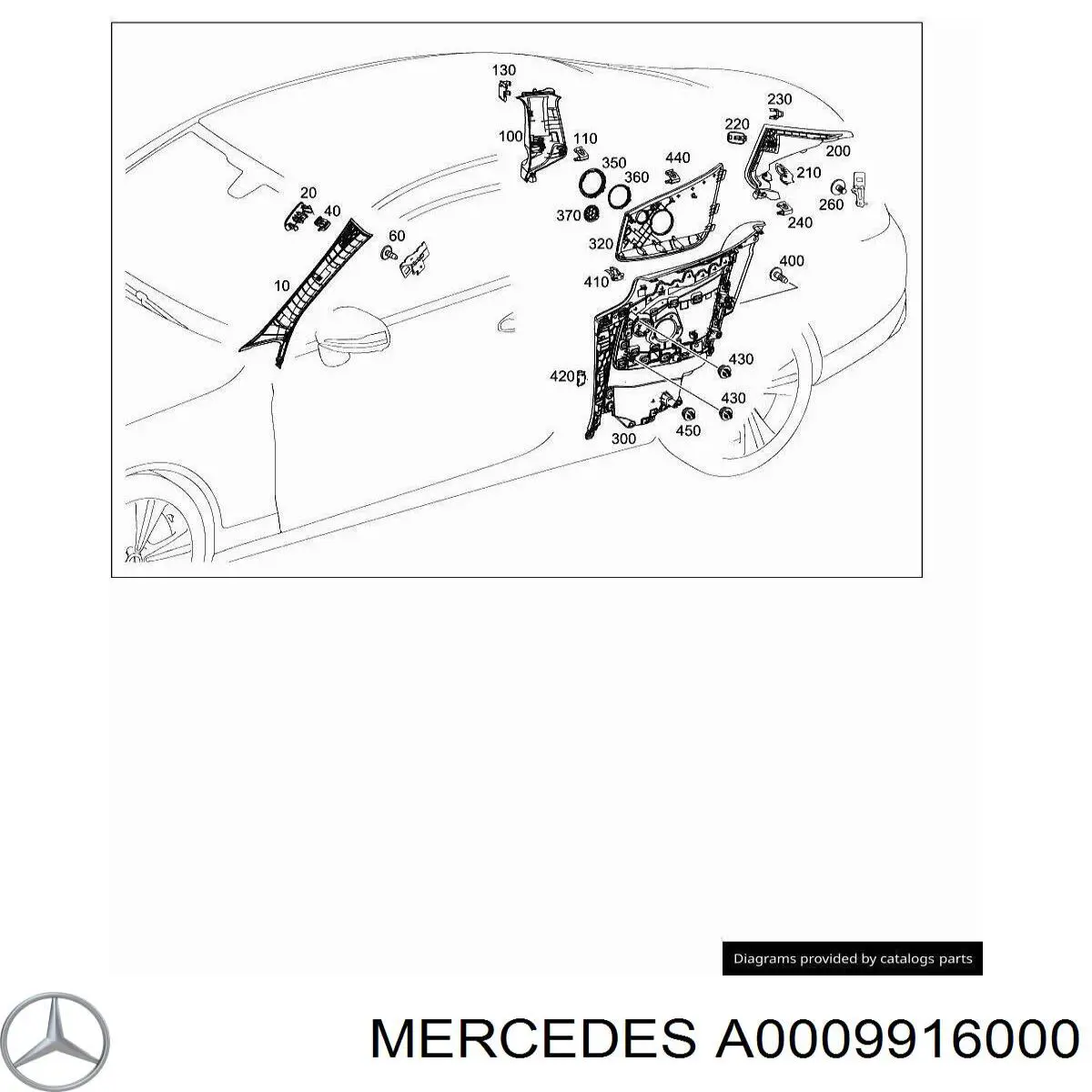 Cápsula (prendedor) de revestimento de suporte de carroçaria Mercedes A000991639864 preço, a partir de 1,70 USD