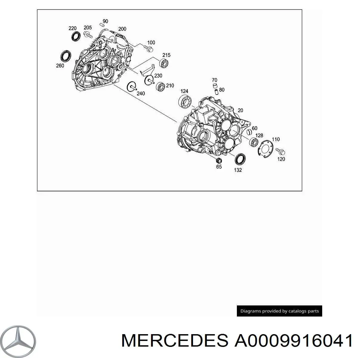 A0009916041 Mercedes 
