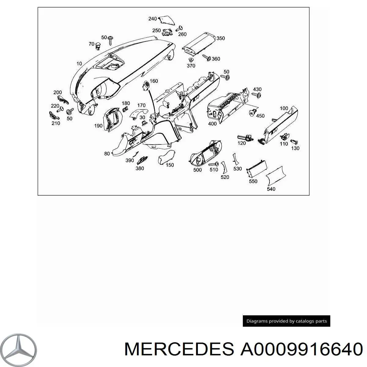 A0009916640 Mercedes 