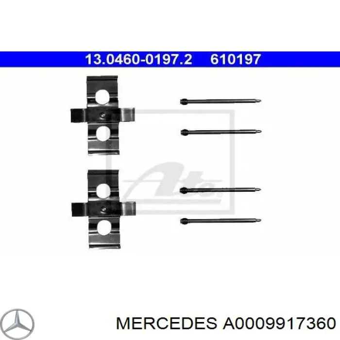 A0009917460 Mercedes 