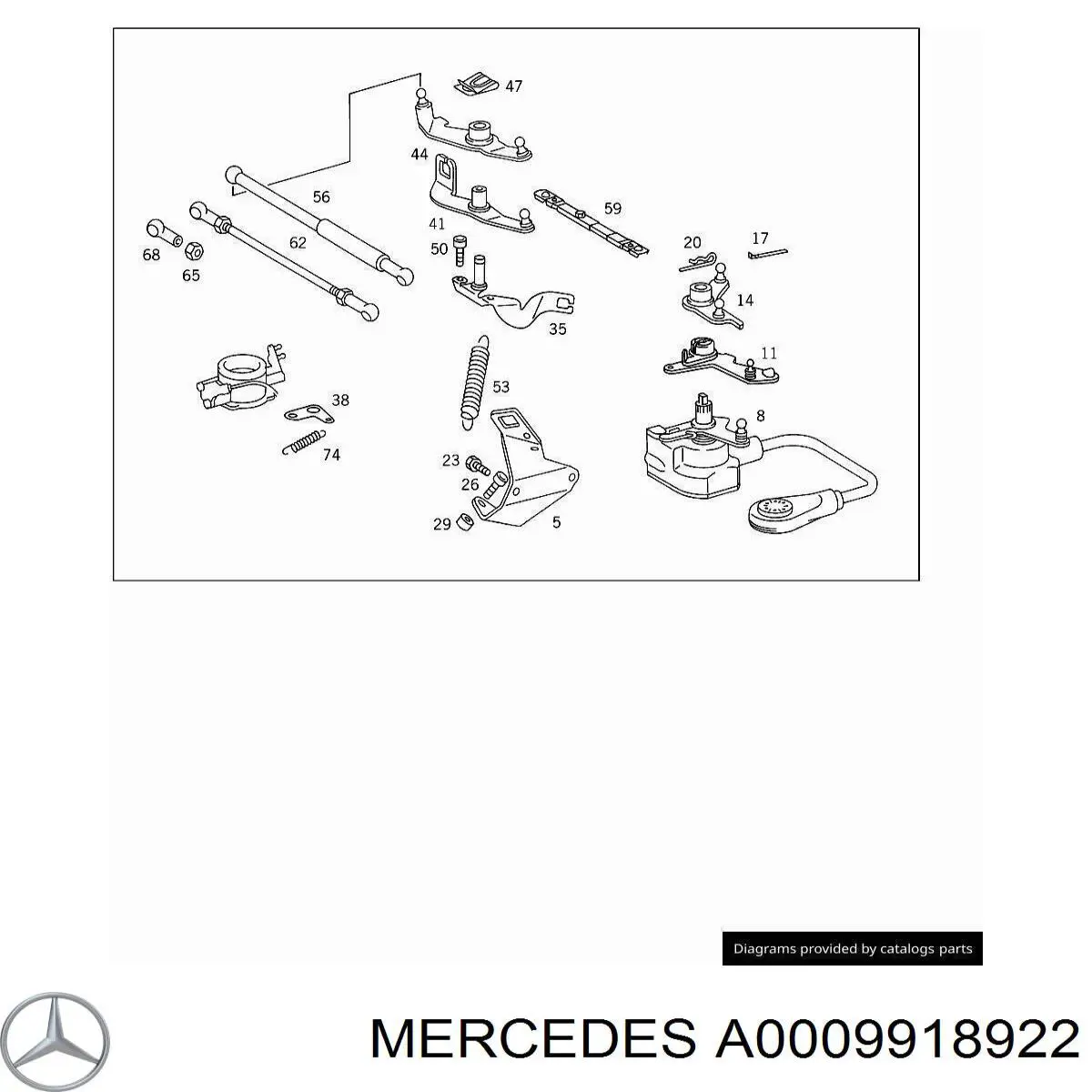 A0009918922 Mercedes 